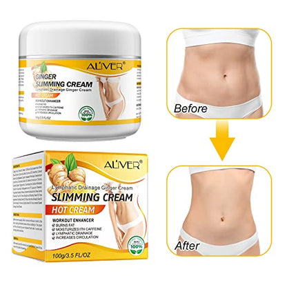 2PCS VOGSIG Ginger Slimming Cream - Anti Cellulite, Fat Burning, Tightening & Moisturizin - Maple Wellness Supplements