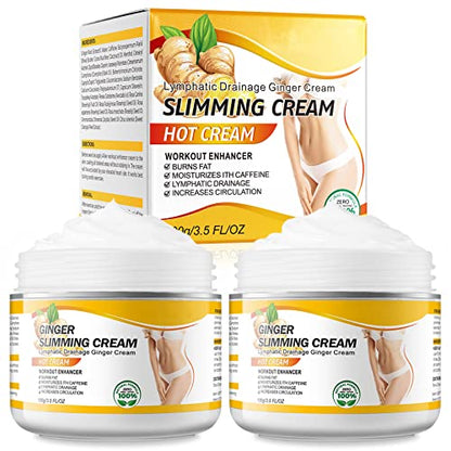 2PCS VOGSIG Ginger Slimming Cream - Anti Cellulite, Fat Burning, Tightening & Moisturizin - Maple Wellness Supplements