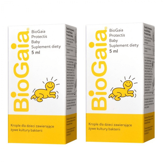 2x BioGaia Probiotics Drops Vit D3 for Baby Infants Newborn and Kids 2×5ml - Maple Wellness Supplements