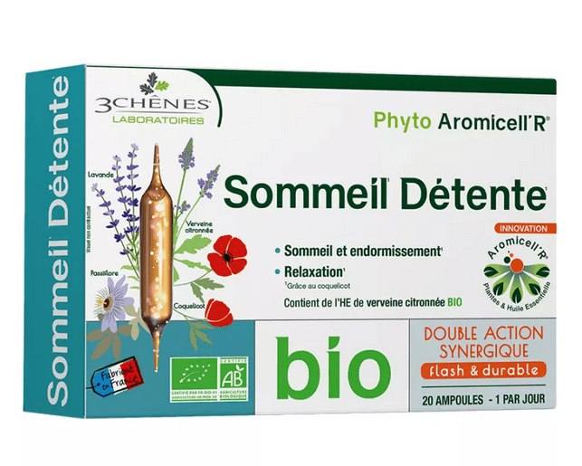 3-Chênes Phyto Aromicell'r Bio Sommeil Détente 20 phials - Maple Wellness Supplements