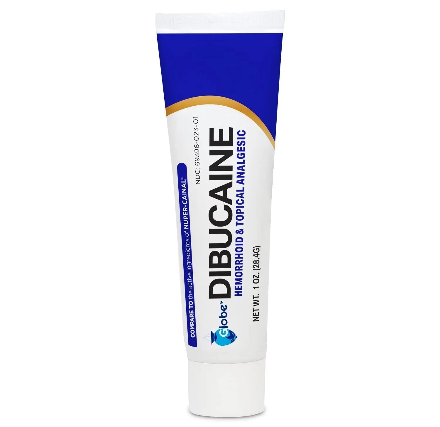 (3 Pack) Globe Dibucaine 1% Hemorrhoid Treatment Ointment - 1 Oz Rapid Numbing Relief, Hemorrhoid Treatment from Itch and Burn - Maple Wellness Supplements