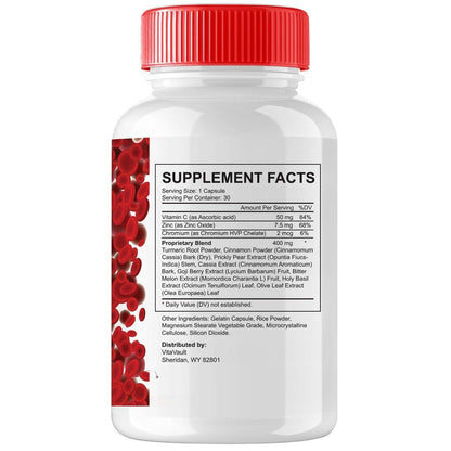 (3 Pack) Glucofort, Max Advanced Blood Support Formula Capsules - Maple Wellness Supplements