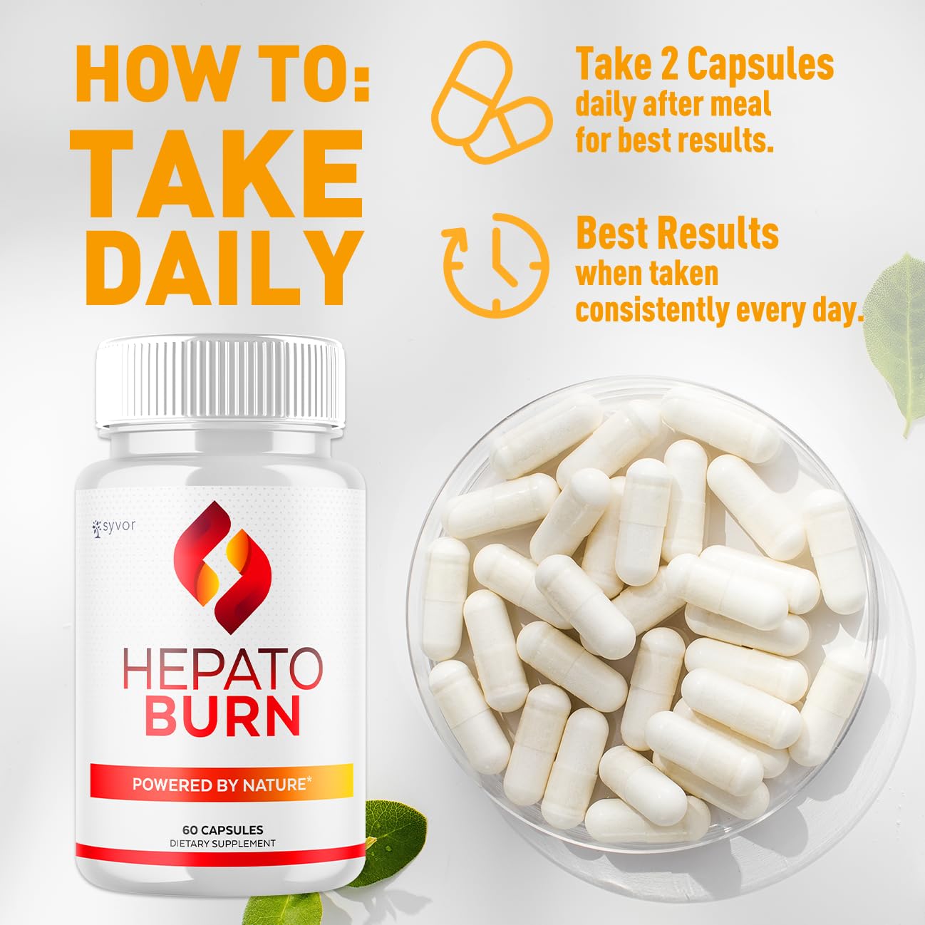 (3 Pack) Hepato Burn Capsules, Official Hepato Burn Pills with All Natural Premium Ingredients, Hepatoburn Energy and Fitness Vitamin Supplement, Hepatoburn Lifestyle Powered by Nature (180 Capsules) - Maple Wellness Supplements