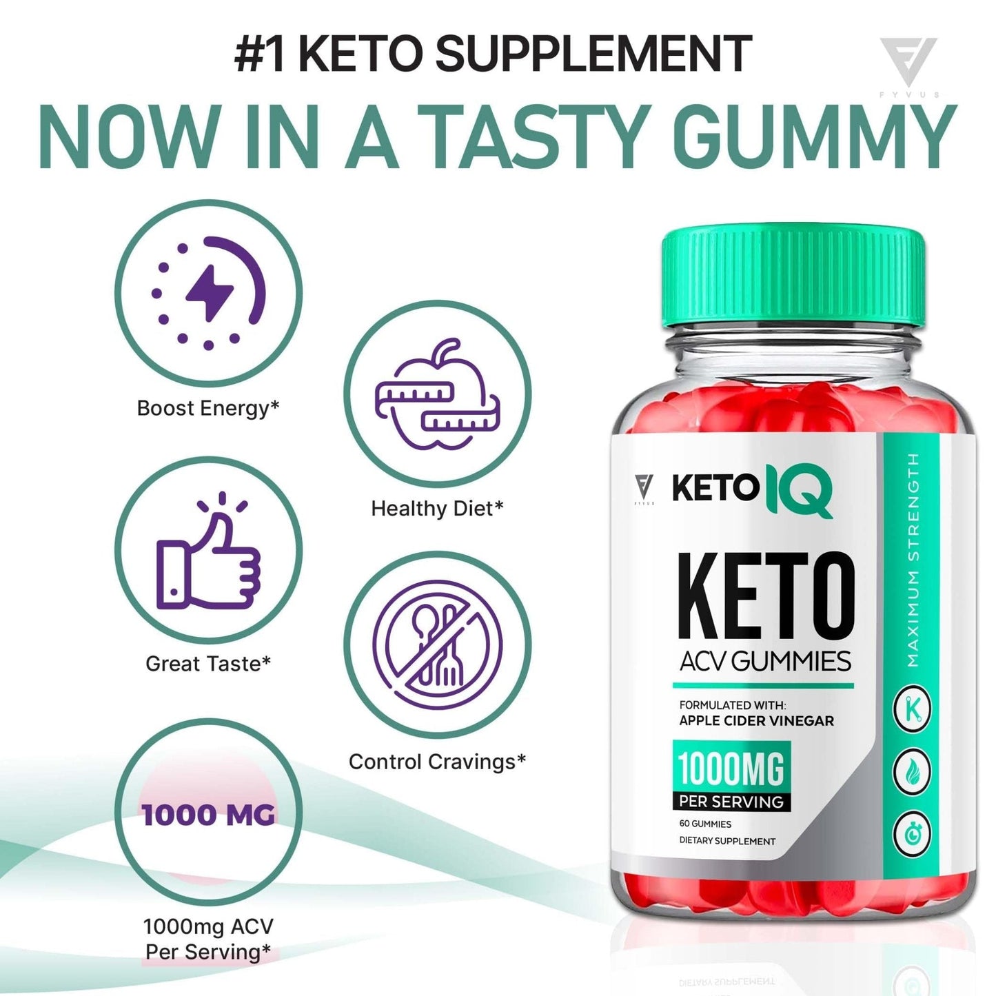(3 Pack) Keto IQ KetoIQ Keto ACV Gummies, Keto IQ ACV Gummies Advanced Weight Loss - Maple Wellness Supplements