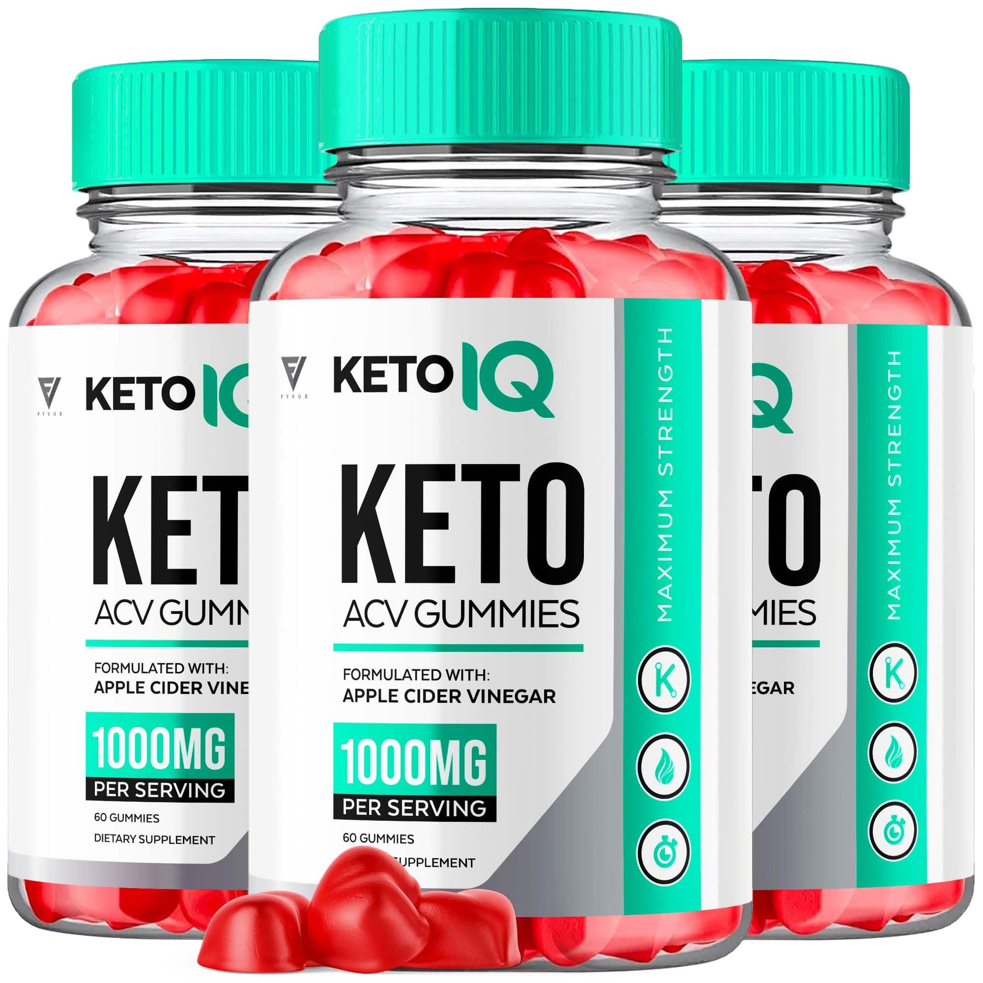 (3 Pack) Keto IQ KetoIQ Keto ACV Gummies, Keto IQ ACV Gummies Advanced Weight Loss - Maple Wellness Supplements