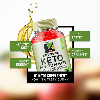 (3 Pack) Ketovex Keto BHB Gummies Advanced Formula, Ketovex BHB ACV Gummies - Maple Wellness Supplements