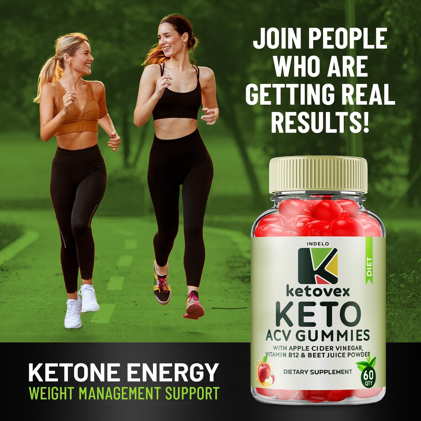 (3 Pack) Ketovex Keto BHB Gummies Advanced Formula, Ketovex BHB ACV Gummies - Maple Wellness Supplements