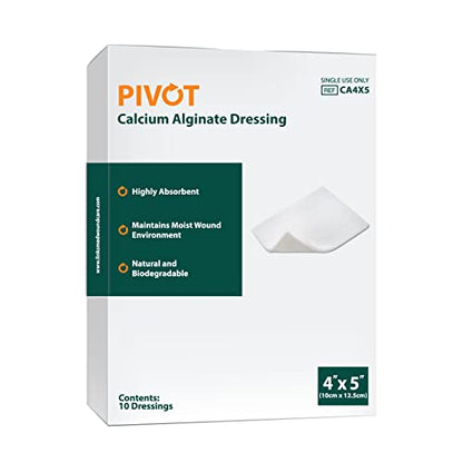 Pivot Calcium Alginate Wound Dressing – All-Natural First Aid | 4x5 Dressin LMP LINKS MEDICAL PRODUCTS INC.Buy Supplements Australia