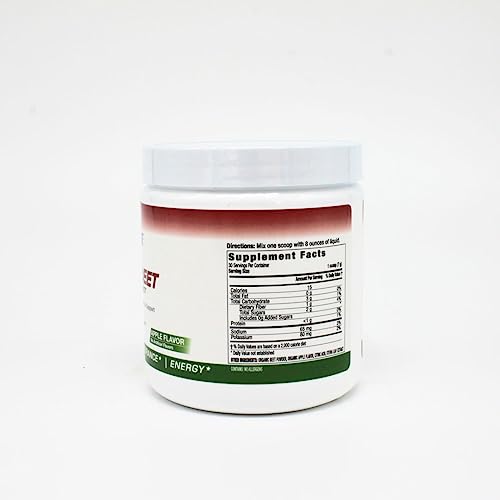 PERFORMANCE INSPIRED Nutrition Better Beet Powder - 100% Organic Beet – Boost Nitric Oxide – All-Natural Clean Energy - Boost Endurance – G-Free - Non-GMO - Apple Flavor - 30 Servings