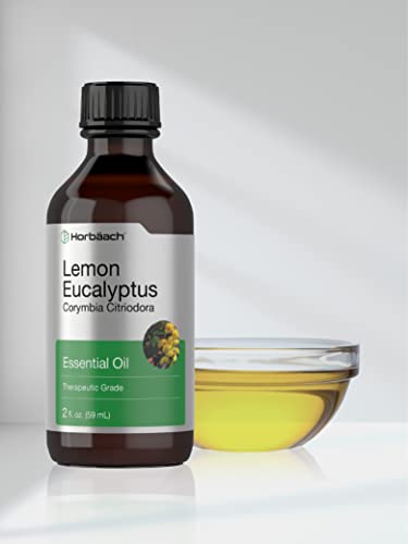 Lemon Eucalyptus Essential Oil | 2 oz | for Massage, Bath, Diffuser, DIY Projects & More HorbäachBuy Supplements Australia