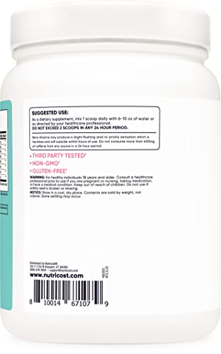 Nutricost Pre-Workout Powder for Women, Peach Mango, 60 Servings NutricostBuy Supplements Australia