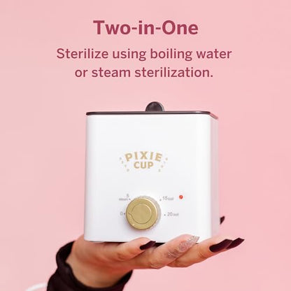 Pixie Menstrual Cup & Disc Boiler Sterilizer - Easily Submerge & Clean Your Period Cup in Boiling Water Pixie CupBuy Supplements Australia