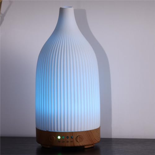 Coolego Ceramic Diffuser, 100ml Essential Oil Diffuser Ultrasonic Cool Mist Aromatherapy Diffuser CoolegoBuy Supplements Australia