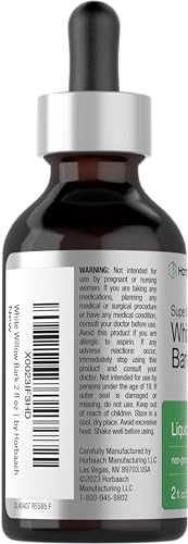 White Willow Bark Extract | 2 fl oz | Alcohol Free Liquid Tincture | Super Concentrated HorbäachBuy Supplements Australia
