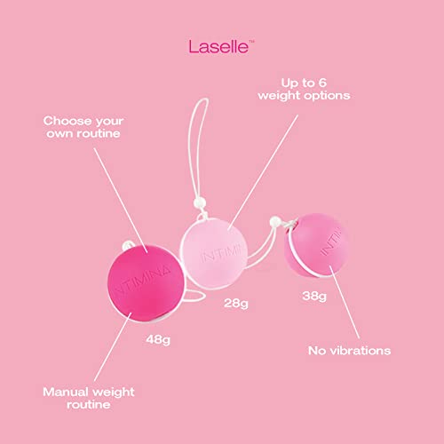 INTIMINA Laselle Weighted Exerciser Set - Women’s 3 Pelvic Floor Weights (28g, 38g, 48g) INTIMINABuy Supplements Australia