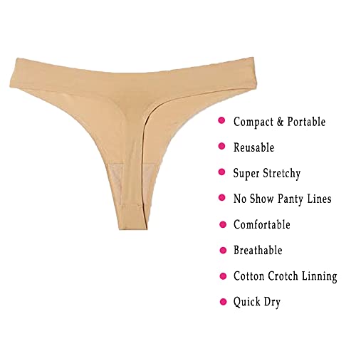 to-Go Panty Kit Includes 4 Items Seamless Thong Underwear Fresh Wipe Pantyliner & Washbag Travel Panty FreshBuy Supplements Australia