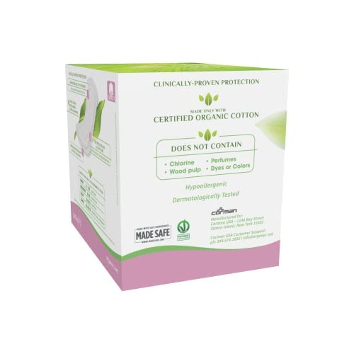 Organyc 100% Certified Organic Cotton Folded Panty Liner, Ultra Thin, Light Flow, 24 Count OrganycBuy Supplements Australia