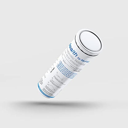 pH and Prebiotic Nitric Oxide Test Strip by MyFitStrip - Track and Monitor Saliva Alkalinity and Prebiotic Nitrate for a Healthy Oral Microbiome - 25 Self Care Saliva Strips