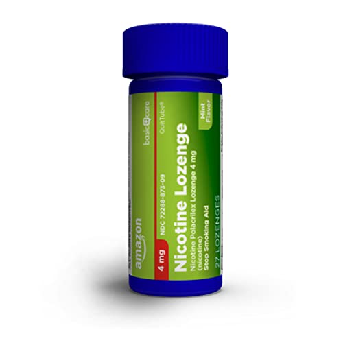 Amazon Basic Care Nicotine Polacrilex Lozenges, 4 mg, Mint Flavor Amazon Basic CareBuy Supplements Australia