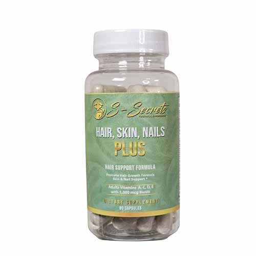 S-Secrets Hair, Skin & Nails Vitamin – Non-GMO Multivitamin for Hair, Skin & Nails | Biotin 5,000 mcg per Serving | 30-Day Supply (60 Capsule) S-SecretsBuy Supplements Australia