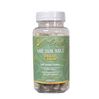 S-Secrets Hair, Skin & Nails Vitamin – Non-GMO Multivitamin for Hair, Skin & Nails | Biotin 5,000 mcg per Serving | 30-Day Supply (60 Capsule) S-SecretsBuy Supplements Australia