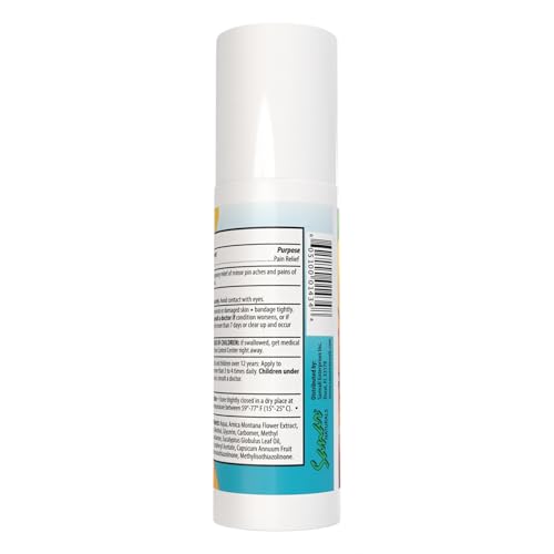 Sanar Naturals Arnica Roll On, 3 oz | Fast Acting Muscle Rub Relief & Joint Support | Soothing Topical Arnica Clear Gel for Post Workout and Daily Use | Non-Greasy, Travel Size Sanar NaturalsBuy Supplements Australia