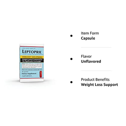 GENERIX LABORATORIES Leptopril- Dietary Supplement and Acute Metabolic Regulator Basic ResearchBuy Supplements Australia