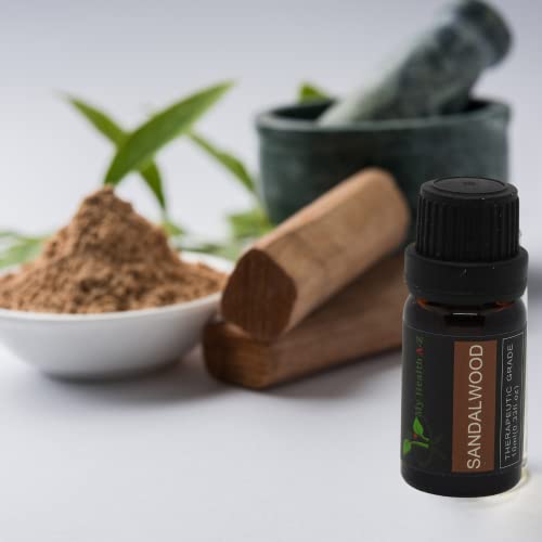 My Health A-Z Sandalwood Essential Oil, Organic 10ml (Santalum Album) Extracted My Health A-ZBuy Supplements Australia
