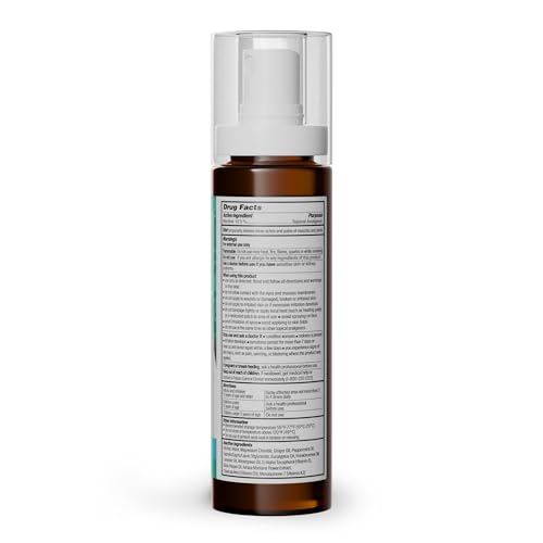 GuruNanda Menthol with Magnesium Spray for Pain Relief – 10.5% Menthol Cooling Spray for Muscle, Joint & Back Discomfort – No-Mess, Fast-Acting Relief, Pack of 3 GuruNandaBuy Supplements Australia