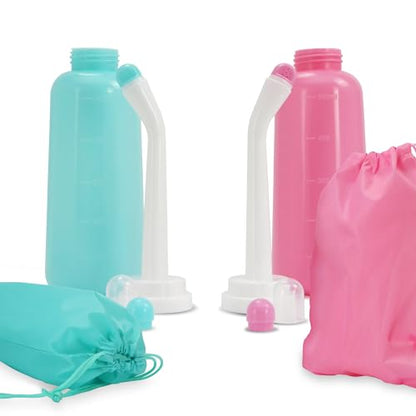 JJ CARE Peri Bottles - Pack of 2 Peri Bottles for Postpartum Care Kit, 500 ml Peri Bottles JJ CAREBuy Supplements Australia