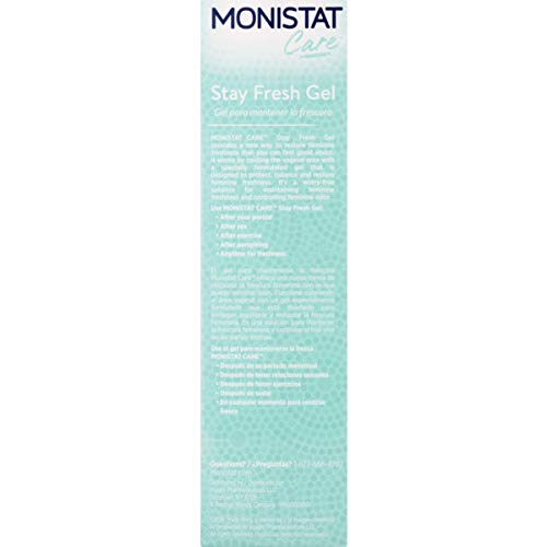 Monistat Stay Fresh Gel, Odor Eliminating Gel for Feminine Care, Fragrance Free Vaginal Gel, Prefilled MonistatBuy Supplements Australia