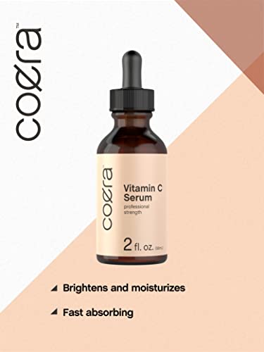 Vitamin C Serum for Face | 2 oz | Brightening Serum for Dark Spots | Paraben & SLS Free CoeraBuy Supplements Australia