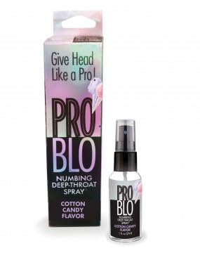 Little Genie ProBlo Cotton Candy Flavored Deep Throat Numbing Spray, 1 oz Little GenieBuy Supplements Australia