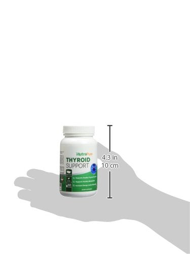 NusaPure Premium Thyroid Support Supplement (Non-GMO) 120 caps for with Ashwaganda NusaPureBuy Supplements Australia