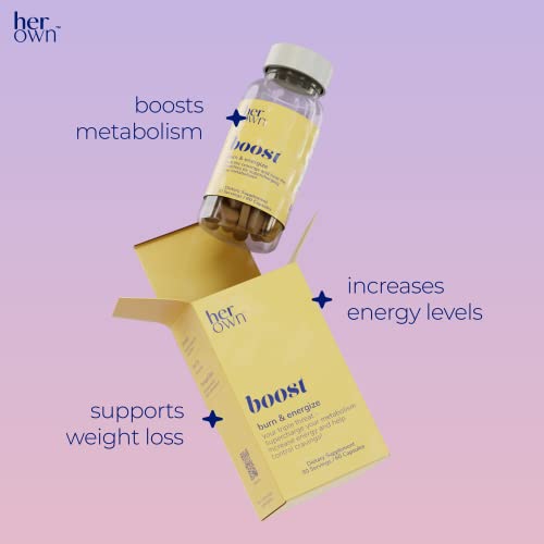 her own Boost, Helps Boost Energy, Supports Metabolism, Proprietary Thermogenic Blend her ownBuy Supplements Australia