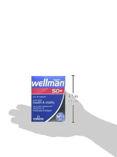 Wellman 4 X 50+ 30 Tablets WellmanBuy Supplements Australia