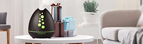 TGE Unique 400ML Essential Oil Diffuser for Essential Oils Bluetooth Music Speaker with Remote 7 Color LED GenericBuy Supplements Australia