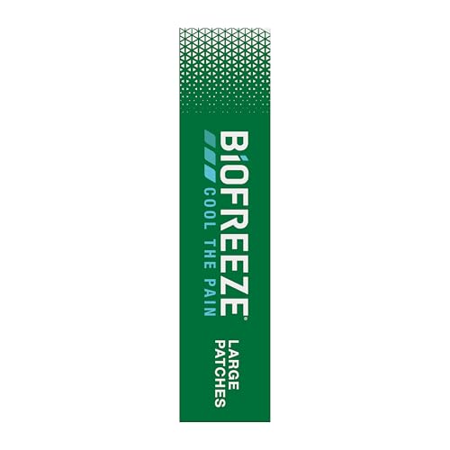 Biofreeze Menthol Pain Relieving Patches (5 Patches Per Box) Up To 8 Hours Of Pain Relief From Sore Muscles, Arthritis, Backaches, Spains, Bruises, Strains And Joint Pain (Package May Vary) BiofreezeBuy Supplements Australia