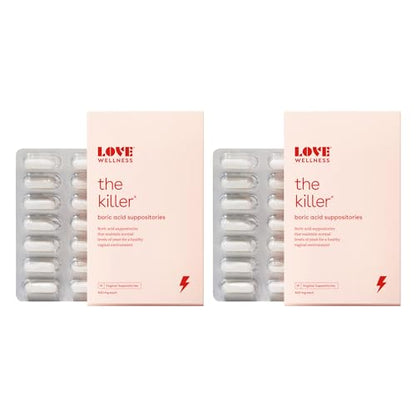 Love Wellness Boric Acid Suppositories for Women, The Killer | Vaginal Love WellnessBuy Supplements Australia
