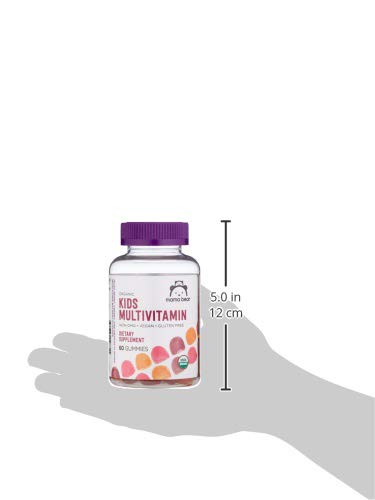 Amazon Brand - Mama Bear Organic Kids Multivitamin, 60 Gummies, 1 Month Supply (Packaging May Vary), Berry, Cherry & Orange Mama BearBuy Supplements Australia