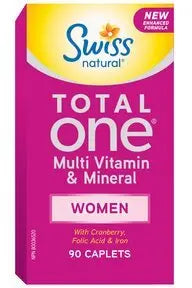 Swiss Naturals Total One® Women Multivitamin, 90 Caplet Swiss NaturalBuy Supplements Australia