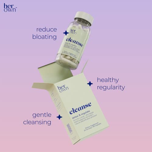 her own Cleanse, Gentle Detox, Supports Healthy Gut, Ocean Algae Cleanse, Prebiotic/Probiotic Blend her ownBuy Supplements Australia