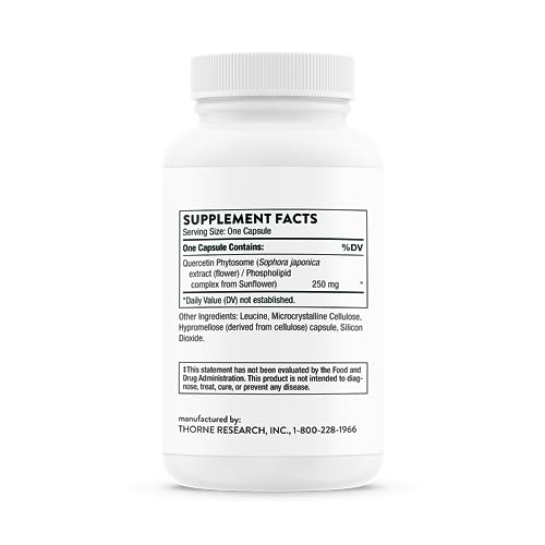 THORNE Quercetin Phytosome - Exclusive Phytosome Complex for Immune Health THORNEBuy Supplements Australia