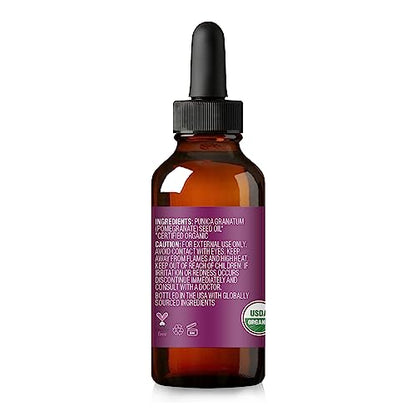 Cliganic Organic Pomegranate Seed Oil, 100% Pure - For Face, Skin | Natural Cold Pressed Unrefined CliganicBuy Supplements Australia