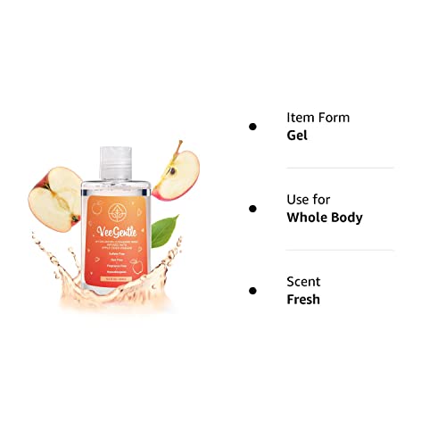 VeeFresh - VeeGentle Feminine Wash pH Balance for Women Wash with Apple Cider Vinegar VeeFreshBuy Supplements Australia