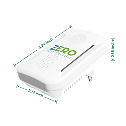 Ultrasonic Pest Repeller, Indoor Ultrasonic Repellent for Roach, Rodent ZEROPESTBuy Supplements Australia