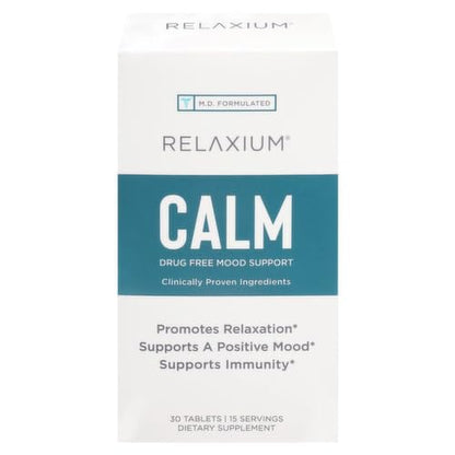 Relaxium Calm, Non-Habit Forming, Stress and Mood Support Supplement RelaxiumBuy Supplements Australia