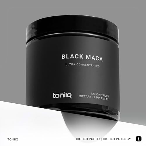 40,000mg Pure Black Maca Root Extract - Ultra Concentrated 20:1 Single Origin Wildcrafted ToniiqBuy Supplements Australia