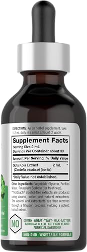 Gotu Kola Extract | 2 fl oz | Alcohol Free | Super Concentrated Liquid Herb Supplement HorbäachBuy Supplements Australia