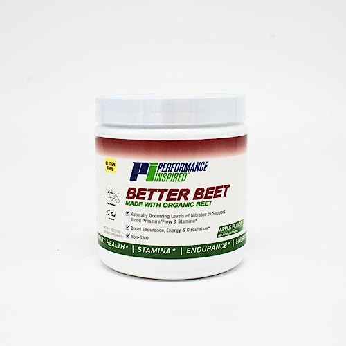 PERFORMANCE INSPIRED Nutrition Better Beet Powder - 100% Organic Beet – Boost Nitric